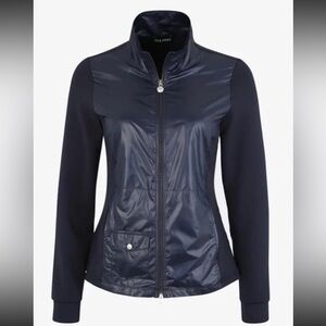 Golfino Women’s Navy Lightweight Collared Berenice Jacket US 8